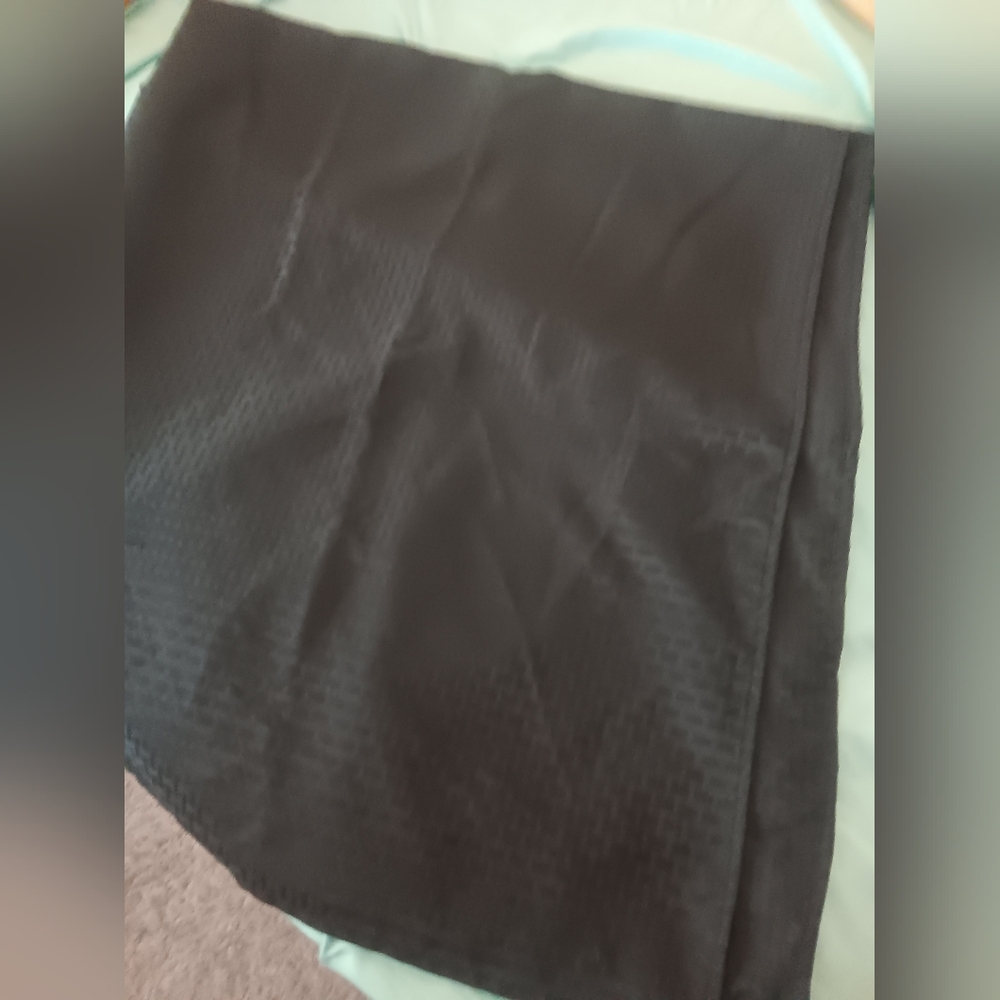 Tablecloth 60 by 102, Mainstay black polyester